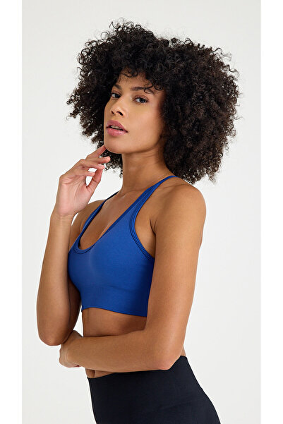 Tria Body ІНДИГО БЮСТГАЛЬТЕР З ПІДВІСНИМИ ЧАШКАМИ (СПОРТИВНИЙ БЮСТГАЛЬТЕР) ДЛЯ ЙОГИ/ПІЛАТЕСУ/ПОВСЯКДЕННОГО ВИКОРИСТАННЯ