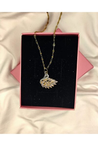 LUDA Pink Swan Necklace