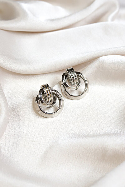 Brillo Spiral Ring Model Women's Earrings