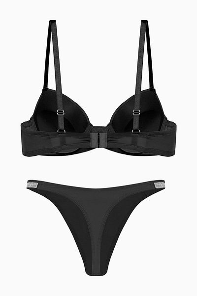 Wonna Σετ Εσωρούχων Noa 2572 - Black Stone Micro Fabric