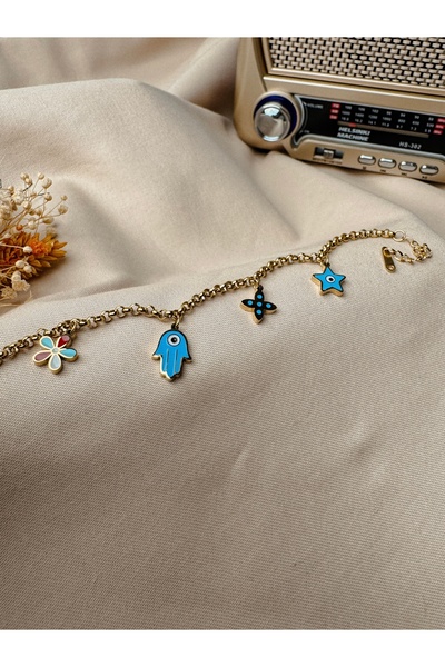 zarifje نموذج سوار فولاذي بأربعة أيقونات