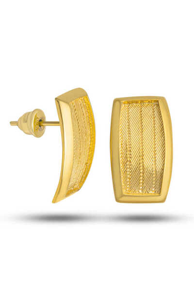 Gumush Gümüş Trabzon Hasır Kadın Küpe