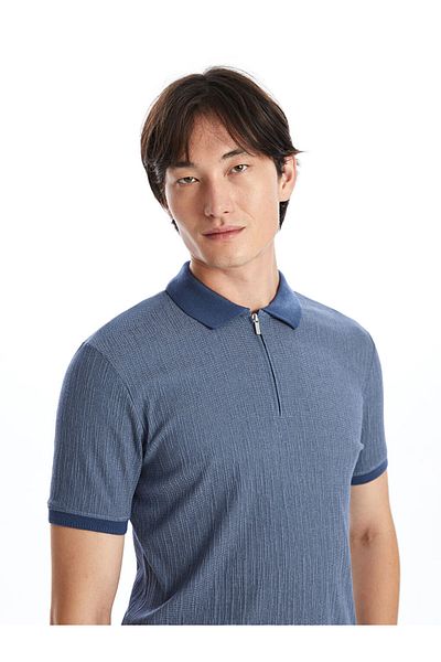 LC Waikiki Tricou cu mânecă scurtă pentru bărbați cu gât polo