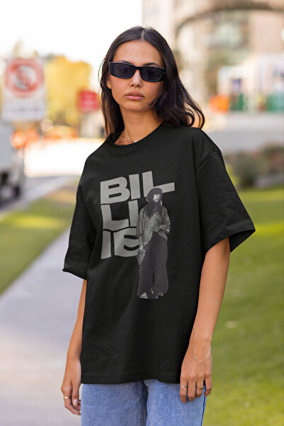 SEVBANO Μπλουζάκι Unisex Ειδικού Σχεδιασμού Billie Eilish, Μπλουζάκι Singer O...