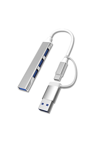alpotekno ®   محطة إرساء ذات 4 منافذ، مقسم USB فائق النحافة من النوع TYPE-C، ...