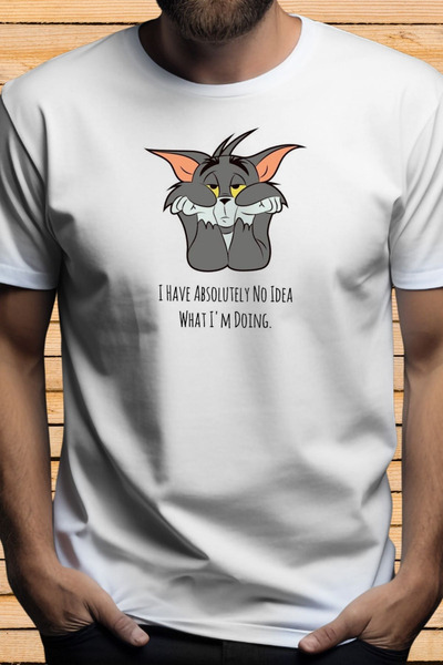 Wish BF Tom No Idea cu imprimeu supradimensionat tricou