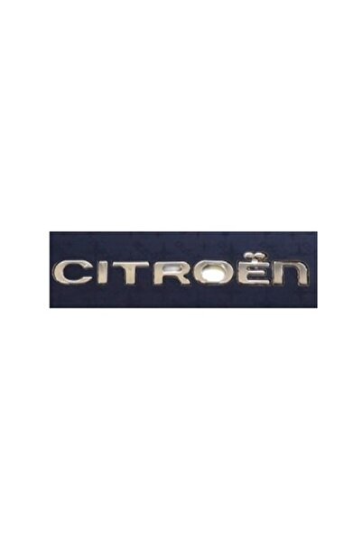 Generic Brand Rear Luggage Writing Citroen Large Nickel (2No) C3 C4''Citroen''