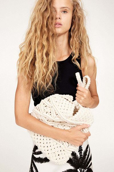 H&M Macramé tote bag