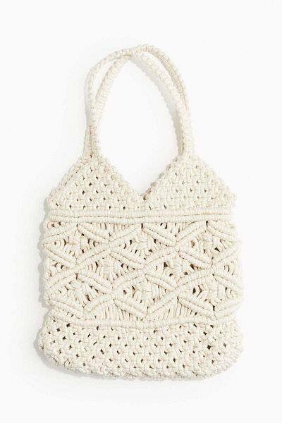 H&M Macramé tote bag