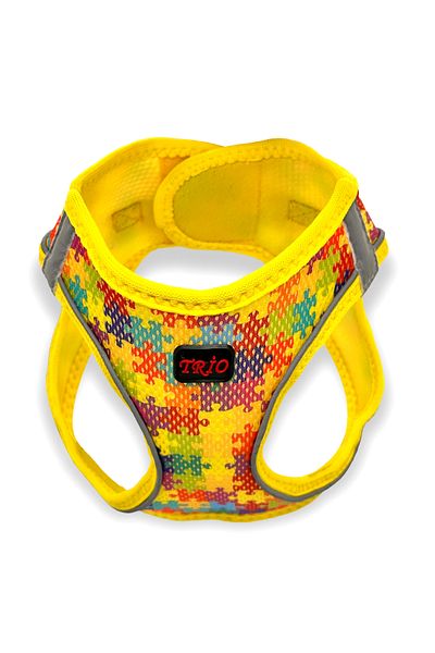 LUCKYPAW Air Mesh Cat and Dog Chest Collar