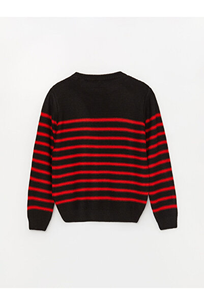 LC Waikiki New Season Crew Neck Striped Long Sleeve Boys' Knitwear Sweater