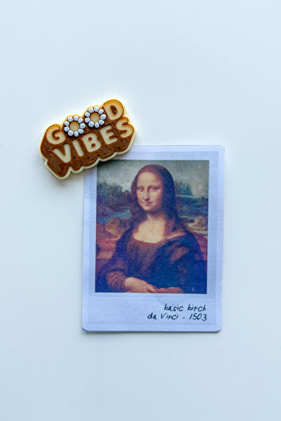 sin istanbul Good Vibes Buzdolabı Magneti