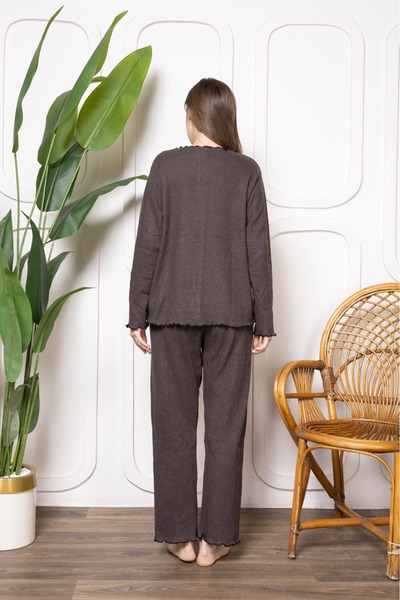 Tunikteks Knitted Soft Cotton Comfortable Fit Pajama Suit