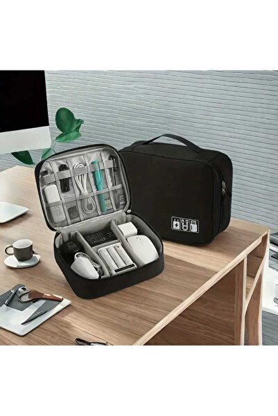 zyc Geantă portabilă de călătorie pentru dispozitive electronice și organizar...