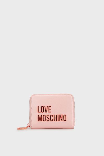 Love Moschino Zipper Wallet with Logo Wallet Jc5613Pp1Mkd197A