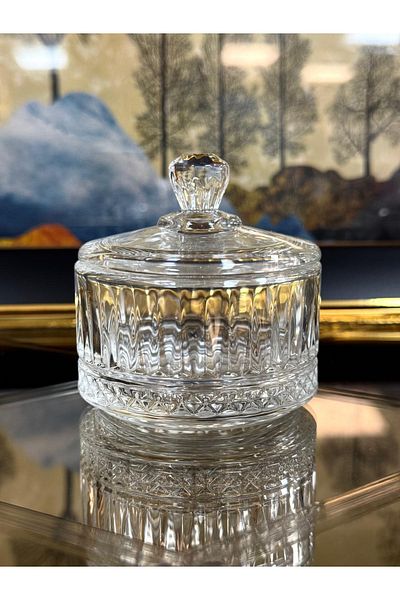 MİHMAN HOME Arow Plare Glass Turkish Delight Bowl 80 ml