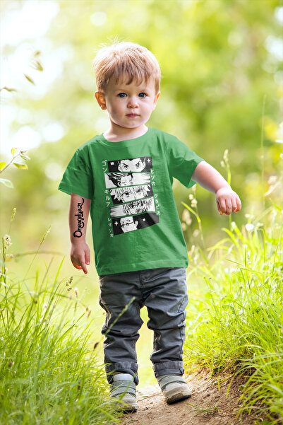 oneagılyazı Anime Štampano Dete Oversize kroj T-shirt