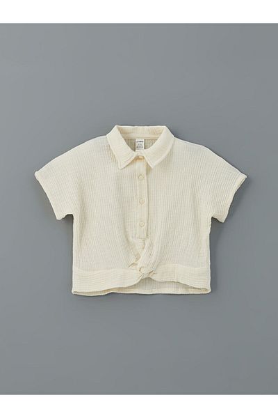 LC Waikiki New Season Basic Girls' Shirt - S5Df77Z1