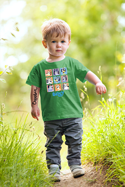 oneagılyazı Tricou supradimensionat pentru copii cu imprimeu Bluey