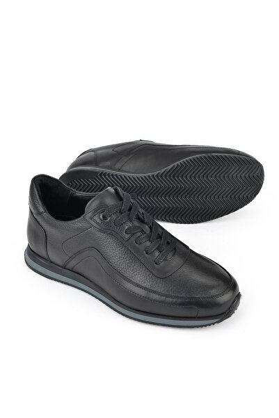 Ziya Genuine Leather Black Men's Shoes - 151745 Z0828