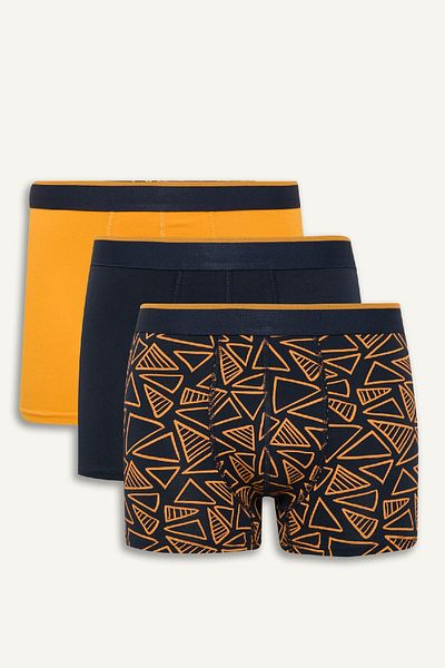 DeFacto T4929az25sp Modell 3-teiliges bedrucktes Boxerset