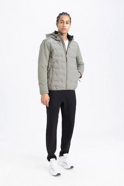 DeFacto DeFactoFit Slim Fit Slim Fit Kapuzenmantel mit Reißverschluss B2301AX25SP