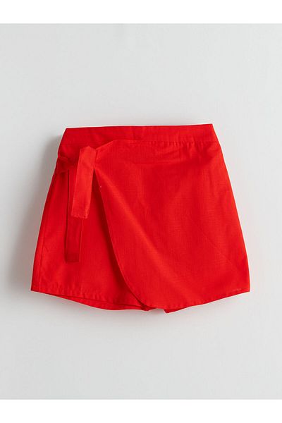 LC Waikiki New Season Elastic Waist Girl's Short Skirt - S59490Z4