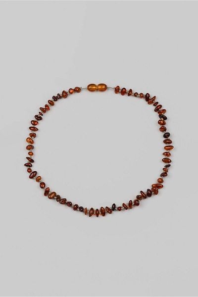 So CHIC... Protective Natural Amber Stone 33 cm String Children's Necklace