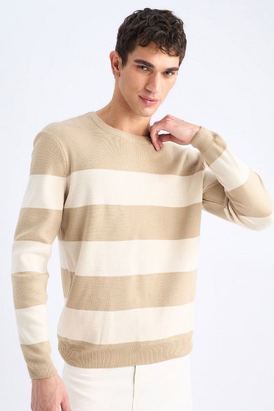 DeFacto Standard Fit Crew Neck Knitwear Sweater D1968Ax24Au