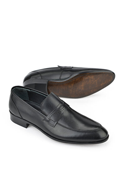 Ziya Genuine Leather Men's Classic Shoes - 151985 Z0140 Black