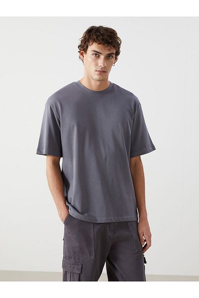 LC Waikiki Crew Neck Short Sleeve Combed Cotton Men's T-Shirt - S52693Z8