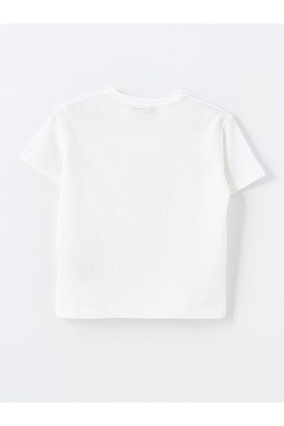 LC Waikiki Lcw Vision Crew Neck Textured Boys T-Shirt