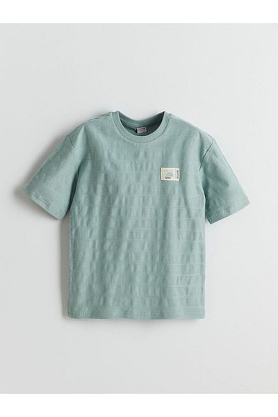 LC Waikiki Νέα σεζόν Crew Neck Boy's Tisort - S5DV37Z4