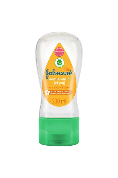 Johnson's زيت جل مرطب من جونسون، جل مرطب برائحة الزهور الطازجة، 200 مل