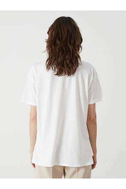 LC Waikiki Lcwaikiki Classic Crew Neck Rhinestone Women's T-Shirt