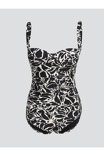 LC Waikiki LCW DREAM Damen-Badeanzug mit Herz-Ausschnitt-Muster
