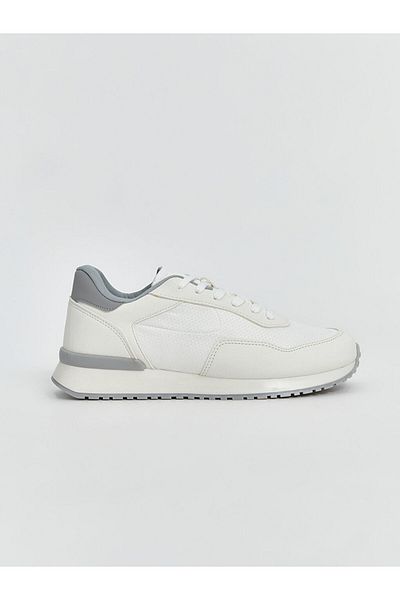 LC Waikiki Pantofi sport pentru femei LCW STEPS albi cu șireturi