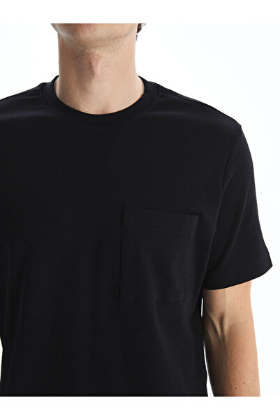 LC Waikiki Ανδρικό κοντομάνικο μπλουζάκι με λαιμόκοψη LCW