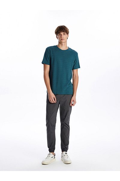 LC Waikiki Tricou bărbătesc cu mânecă scurtă cu decolteu triplu XSIDE