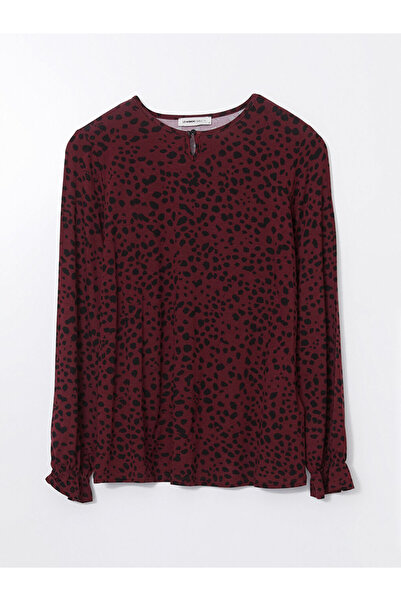 LC Waikiki Γυναικεία μπλούζα LCW Grace Crew με λαιμόκοψη