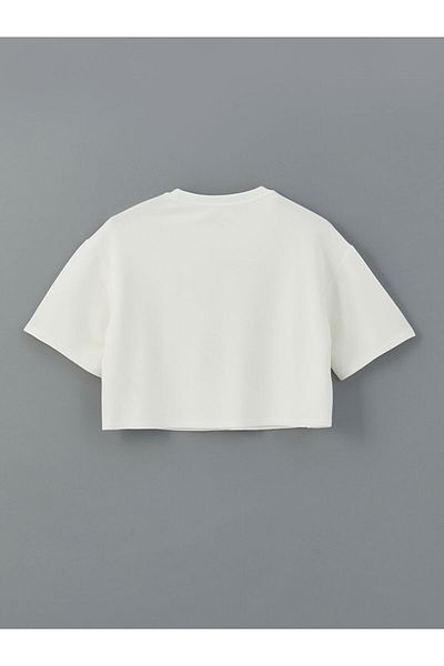 LC Waikiki Γυναικείο αθλητικό μπλουζάκι XSIDE ACTIVE Crew Neck Crop