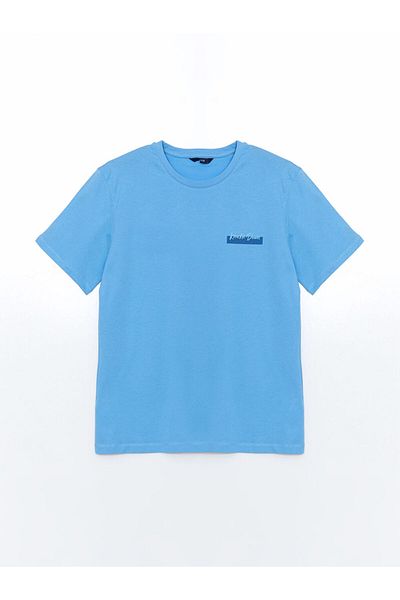 LC Waikiki Tricou pentru bărbați din bumbac pieptănat cu mânecă scurtă LCW ECO