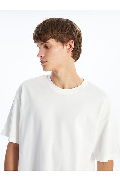 LC Waikiki New Season Crew Neck Combed Cotton Men's T-Shirt - S52607Z8