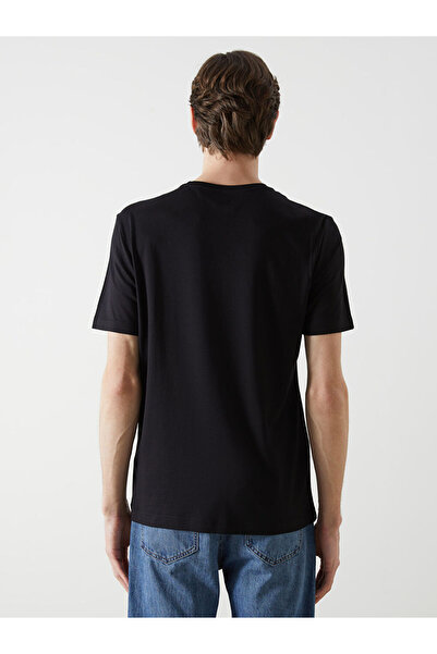 LC Waikiki Ανδρικό μπλουζάκι LCWAIKIKI Classic Crew με κοντό μανίκι χτενισμένο βαμβακερό