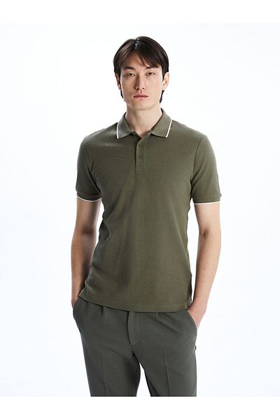 LC Waikiki New Season Polo Neck Short Sleeve Men's T-Shirt - S55147Z8