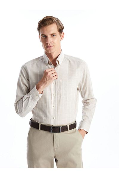 LC Waikiki Lcwaikiki Classic Regular Fit Poplin Men's Shirt