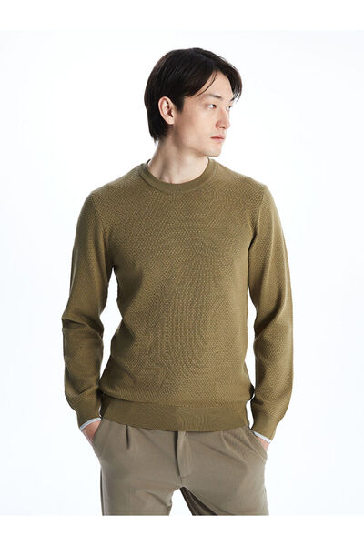 LC Waikiki SOUTHBLUE Pulover tricot cu mânecă lungă pentru bărbați