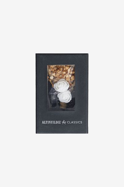 ALTINYILDIZ CLASSICS Ανδρική μπουτονιέρα με μπεζ σχέδιο