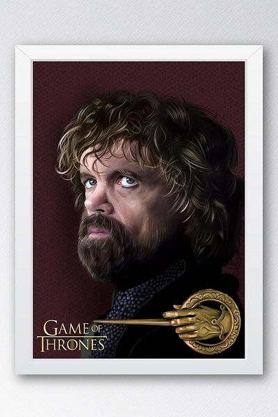 Saturn Game of Thrones Tyrion Lannister Pictură înrămare - Poster din seria Game of Thrones