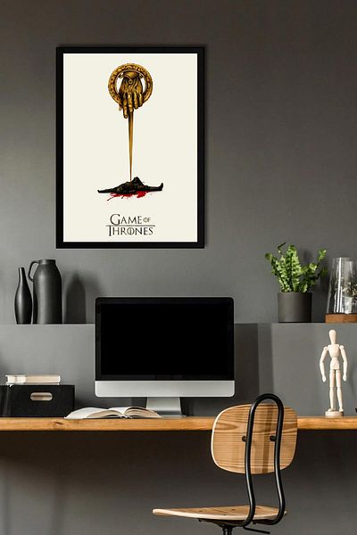 Saturn Pictură înrămată Game of Thrones - Poster de televiziune Game of Thrones